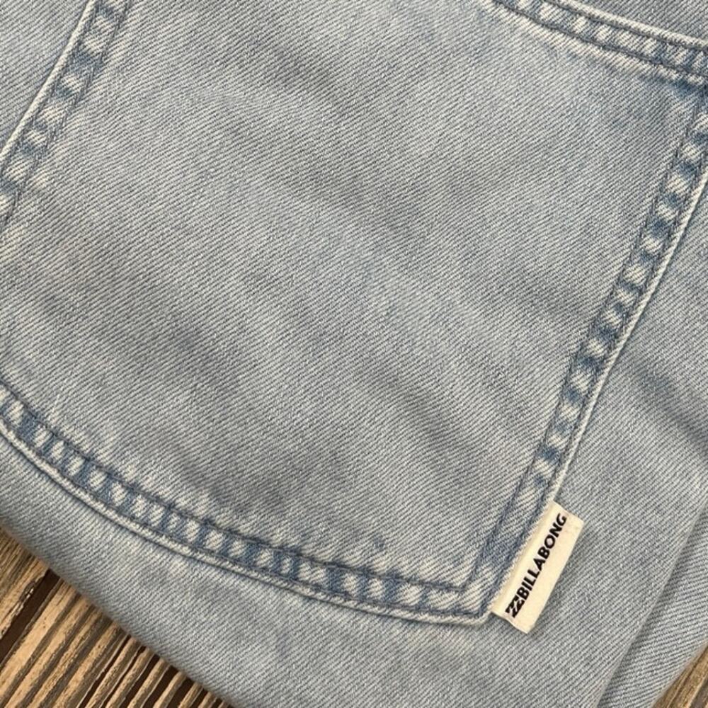 Billabong Denim‎ Overalls Button Front Jeans Y2K Sun Seeker Vintage Retro Farm L - Picture 9 of 10